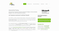 Desktop Screenshot of excelprodigy.in