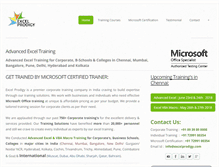 Tablet Screenshot of excelprodigy.in